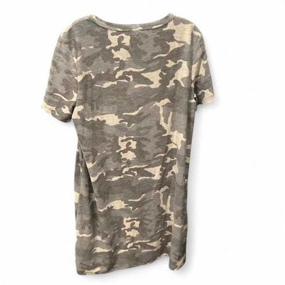 Camo print tshirt dress Size M (m6) - Picture 4 of 5